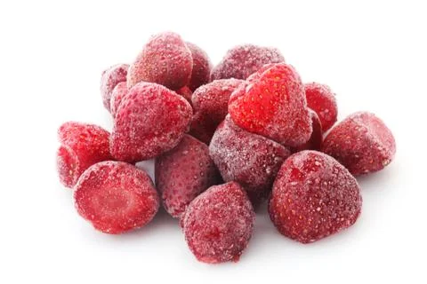 Frozen Strawberries Stock Photos