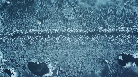 Frozen surface of the water Stock Footage 226915450