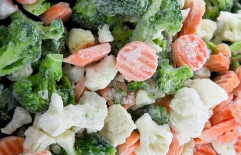 Frozen vegetables Stock Photos