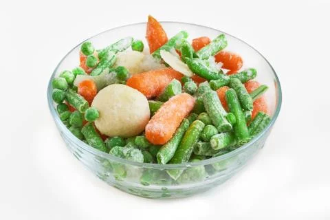 Frozen vegetables  Stock Photos