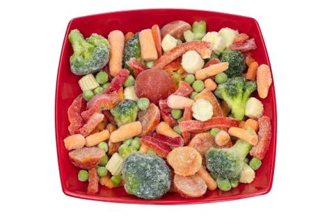 Frozen vegetables. Stock Photos