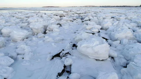 Frozen Wasteland Video stock 59606369