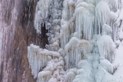 Frozen water background Foto stock