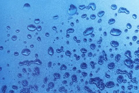 Frozen water drops Stock Photos