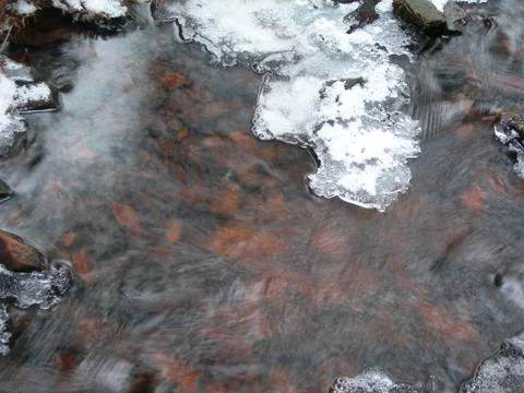 Frozen water Foto stock