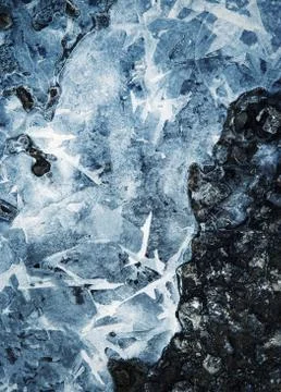 Frozen water Stock Photos