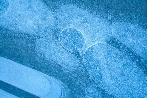 Frozen water texture Stock Photos