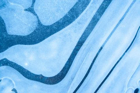 Frozen water texture Stock Photos