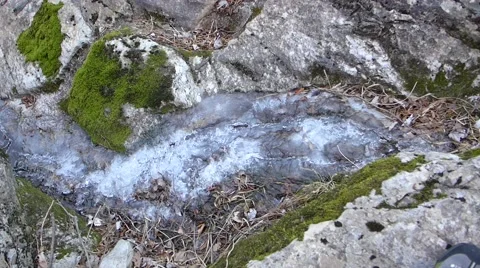 Frozen Waterfall 스톡 동영상 63617899