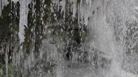 Frozen waterfall Stock-Footage 103052072
