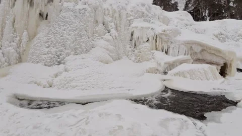 Frozen-waterfall-ice-closeup-estonia-4k.mp4 Stock Footage 330007774