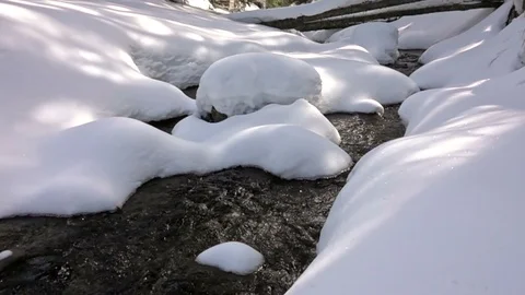Frozen waterfall in winter Stock-Footage 87221959