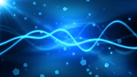 Frozen Wave Particles Stock Footage 91054919