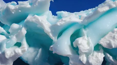 Frozen waves wallpaper Stock Illustration