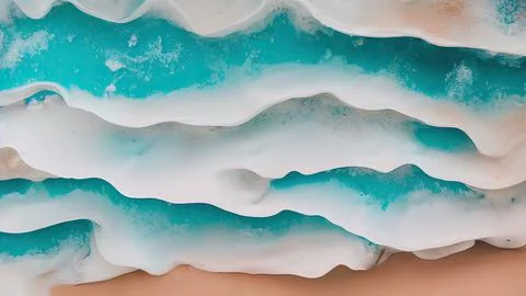 Frozen waves wallpaper 스톡 일러스트