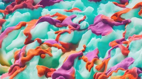 Frozen waves wallpaper Stock Illustration