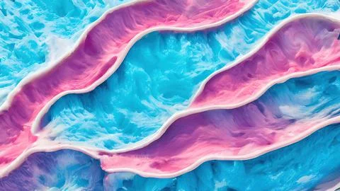 Frozen waves wallpaper Stock Illustration