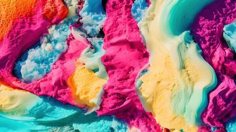 Frozen waves wallpaper Stock Illustration