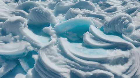 Frozen waves wallpaper Stock Illustration