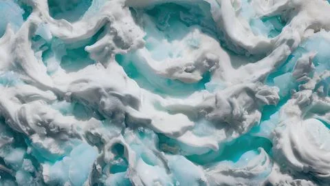 Frozen waves wallpaper Stock Illustration