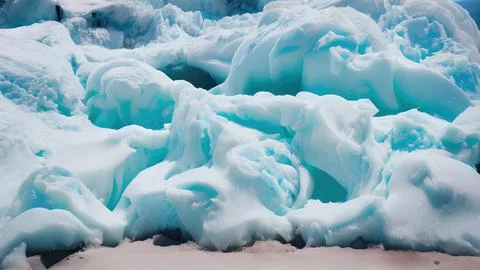 Frozen waves wallpaper Stock Illustration