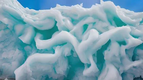 Frozen waves wallpaper Stock Illustration