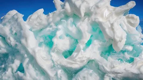 Frozen waves wallpaper Stock Illustration