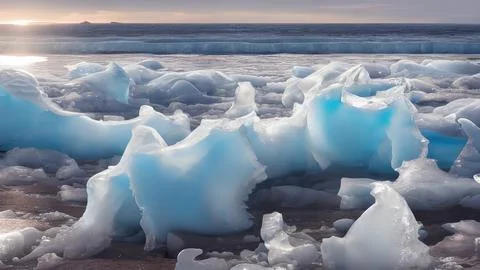 Frozen waves wallpaper 스톡 일러스트