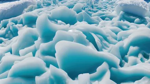 Frozen waves wallpaper Stock Illustration