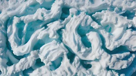 Frozen waves wallpaper Stock Illustration