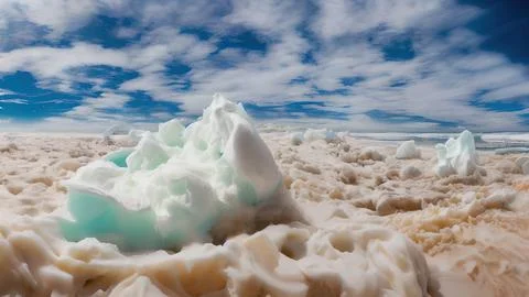 Frozen waves wallpaper 스톡 일러스트