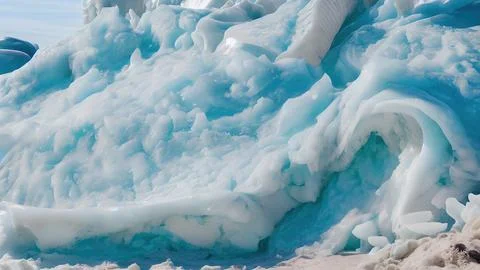 Frozen waves wallpaper Stock Illustration