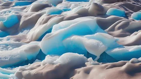 Frozen waves wallpaper Stock Illustration