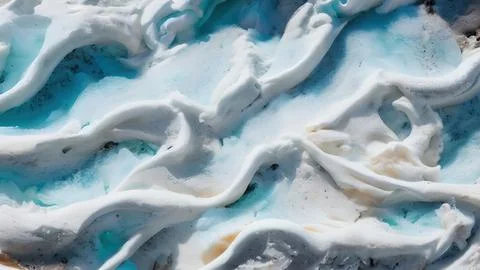 Frozen waves wallpaper Stock Illustration