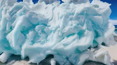 Frozen waves wallpaper Stock Illustration