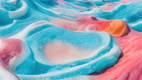 Frozen waves wallpaper Stock Illustration