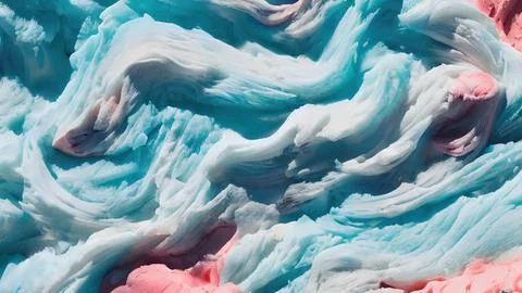 Frozen waves wallpaper Stock Illustration