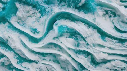 Frozen waves wallpaper 스톡 일러스트