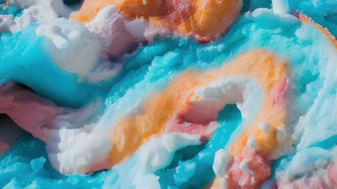 Frozen waves wallpaper Stock Illustration