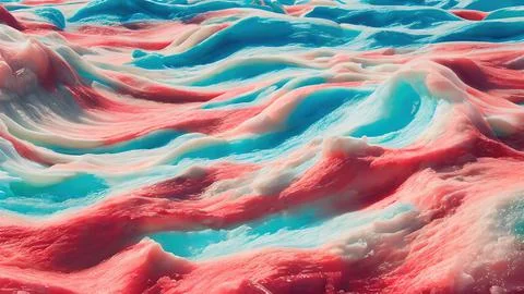 Frozen waves wallpaper Stock Illustration