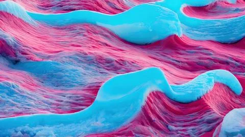 Frozen waves wallpaper Stock Illustration