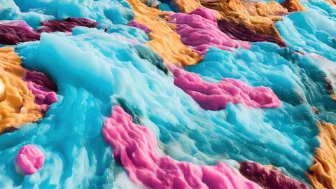 Frozen waves wallpaper Stock Illustration