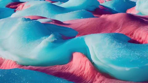 Frozen waves wallpaper Stock Illustration