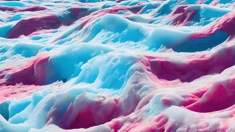 Frozen waves wallpaper Stock Illustration