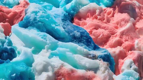 Frozen waves wallpaper Stock Illustration