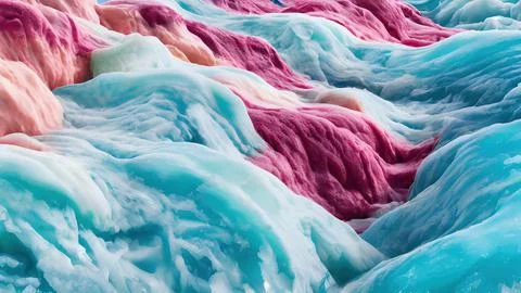 Frozen waves wallpaper Stock Illustration