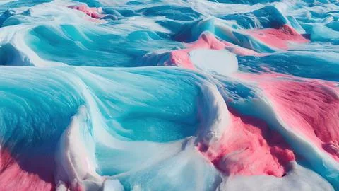 Frozen waves wallpaper Stock Illustration