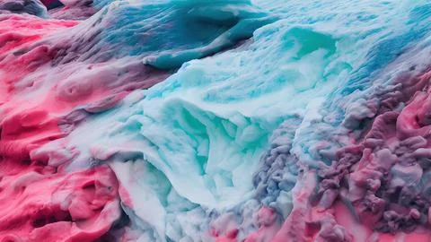 Frozen waves wallpaper Stock Illustration