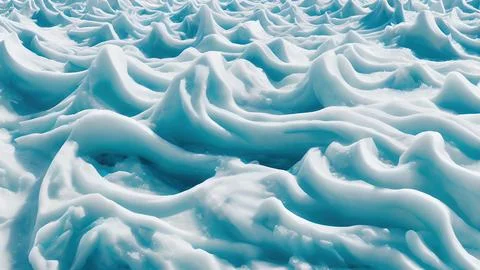 Frozen waves wallpaper Stock Illustration