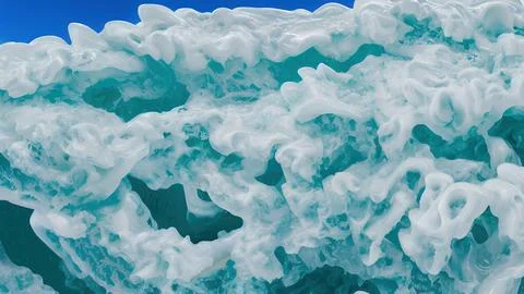 Frozen waves wallpaper 스톡 일러스트